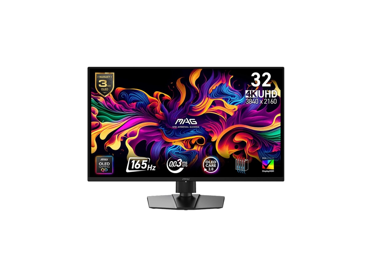 MSI MAG 322UP QD-OLED E16 32" 4K UHD 165Hz FreeSync Gaming Monitor