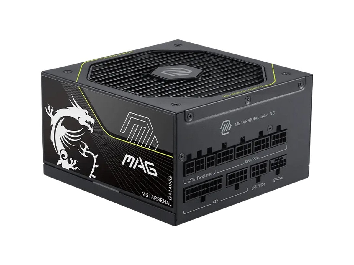 MSI MAG A1000PLS PCIE5 1000W 80+ Platinum Fully Modular ATX Power Supply