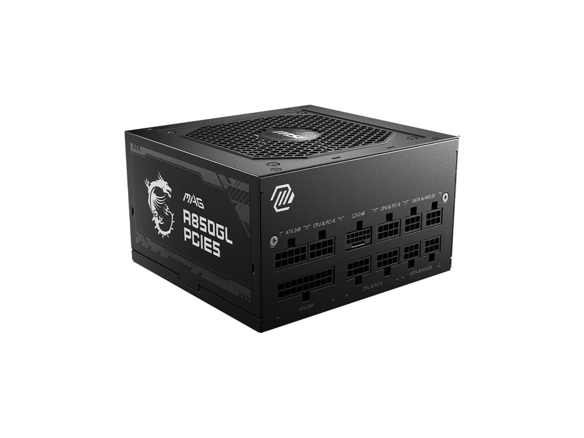 MSI MAG A850GL PCIE5 850W 80+ Gold ATX 3.0 Power Supply