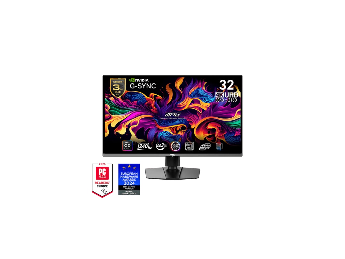 MSI MPG 321URX 31.5inch 240Hz 4K UHD QD-OLED Gaming Monitor