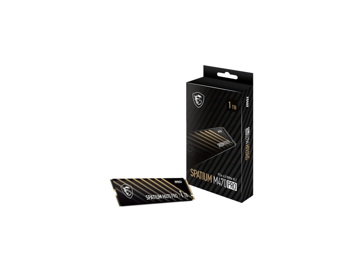 MSI SPATIUM M470 PRO 1TB M.2 2280 NVMe PCIe 4.0 SSD