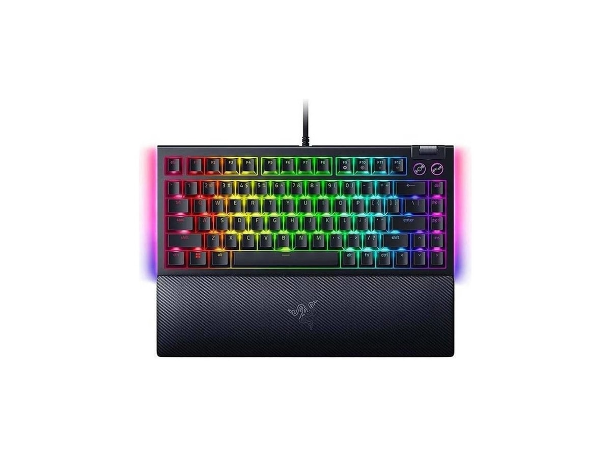 Razer BlackWidow V4 75% Hot-swappable Mechanical Gaming Keyboard - Black