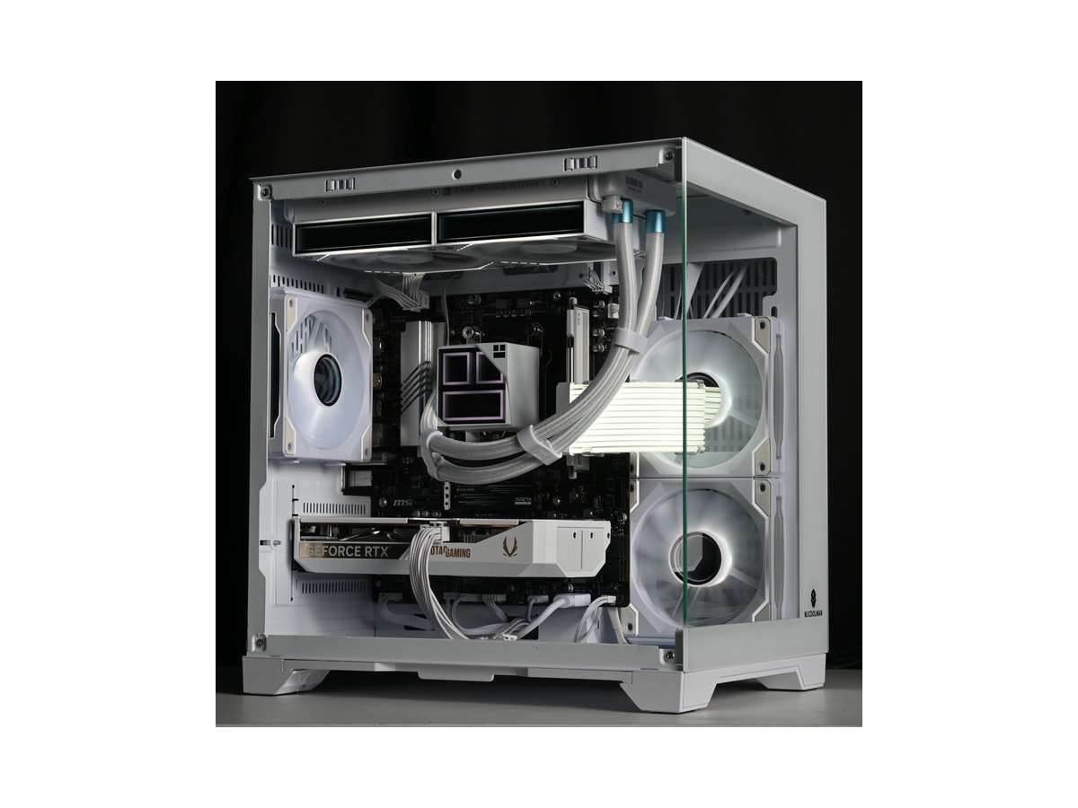 RYZEN 5 9600x | RTX 5060 | Liquid Cooled White Rgb Gaming Pc thumbnail 3
