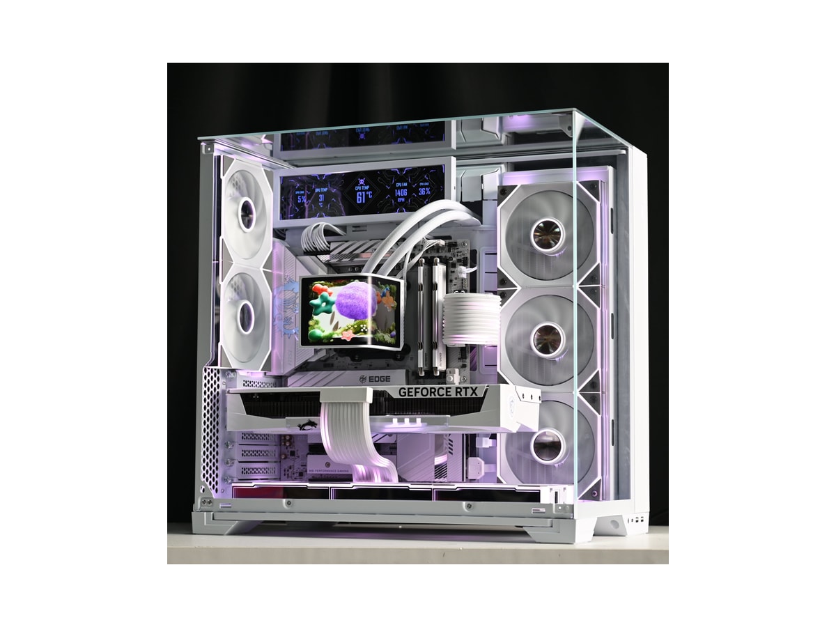 RYZEN 5 9600x | RTX 5070 | Liquid Cooled White Gaming PC thumbnail 6