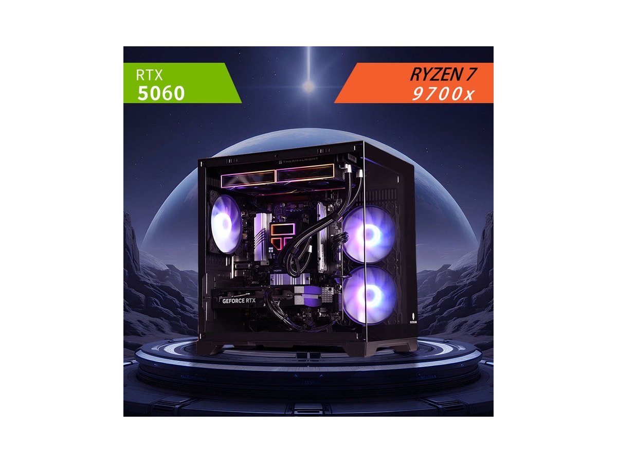 RYZEN 7 9700X | RTX 5060 | Liquid Cooled Gaming Pc