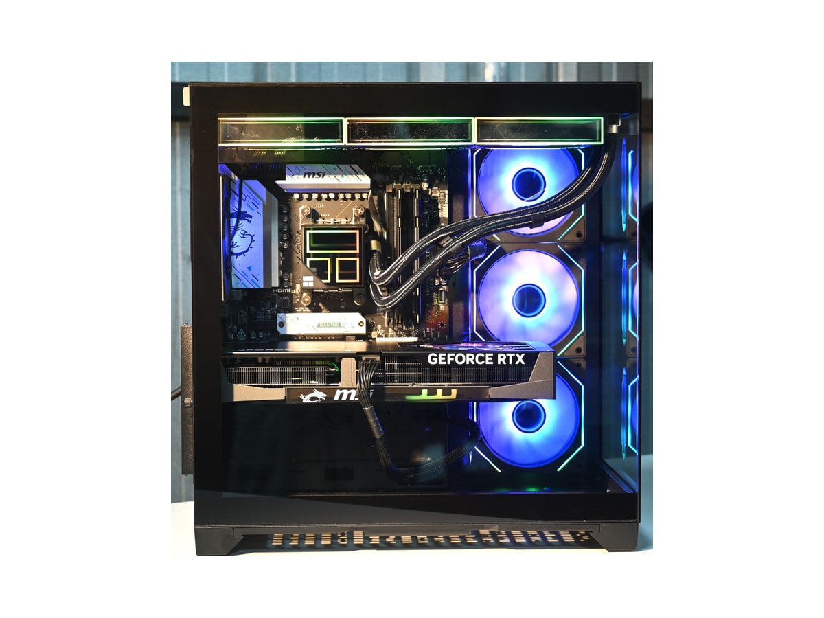 RYZEN 7 9800x3d | RTX 5070 |360 Liquid Cooled RGB Gaming PC thumbnail 4