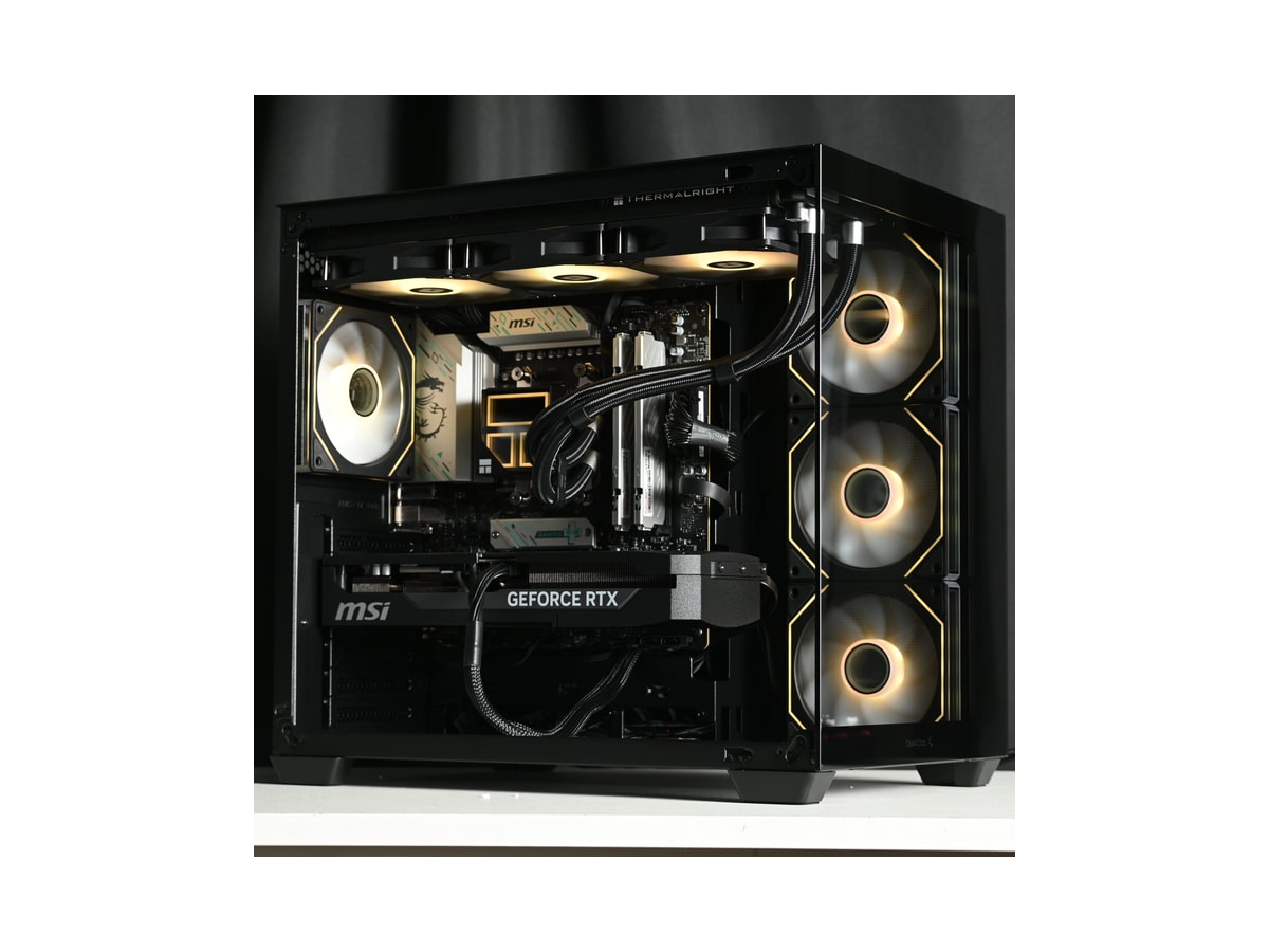 RYZEN 7 9800x3d | RTX 5080 | High-End Liquid Cooled RGB Gaming Pc thumbnail 4