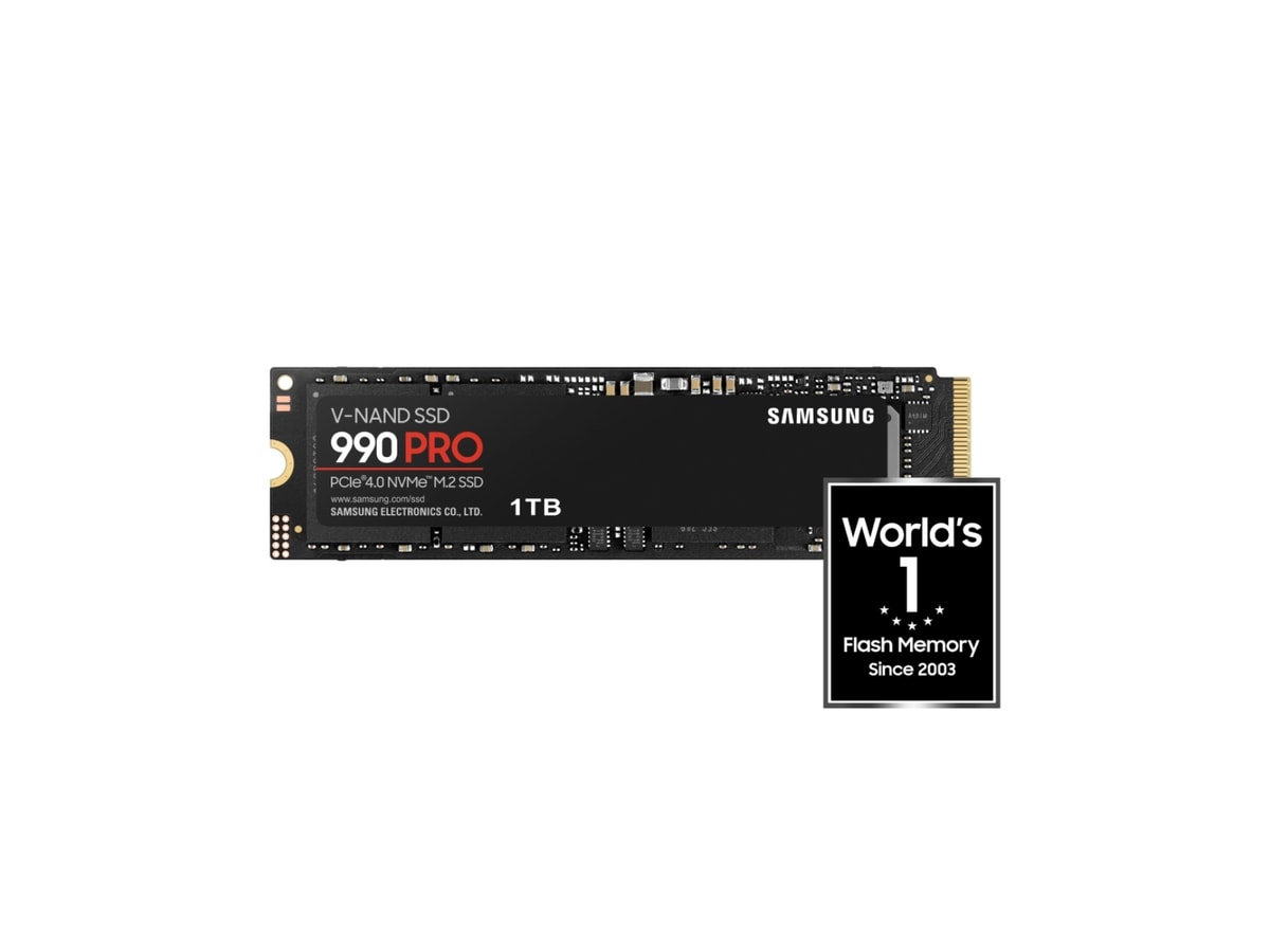 Samsung 990 PRO 1TB PCIe Gen4 NVMe M.2 SSD