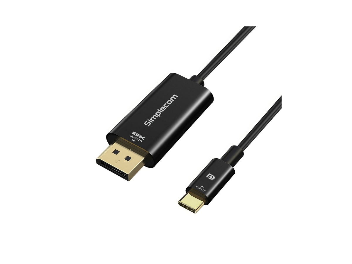 Simplecom DA323 USB-C to DisplayPort Cable DP1.4 8K@60Hz 2M