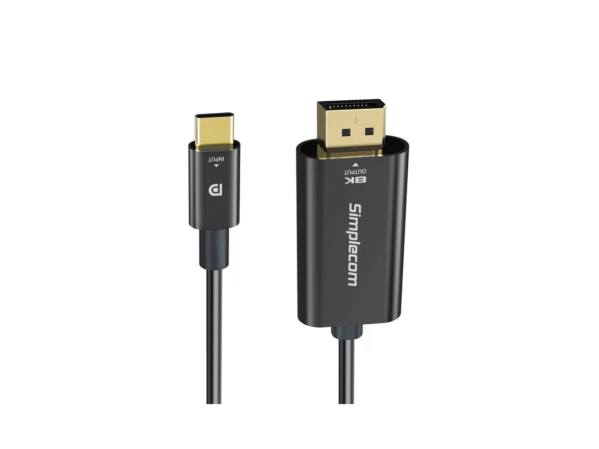 Simplecom DA323 USB-C to DisplayPort Cable DP1.4 8K@60Hz 2M thumbnail 2