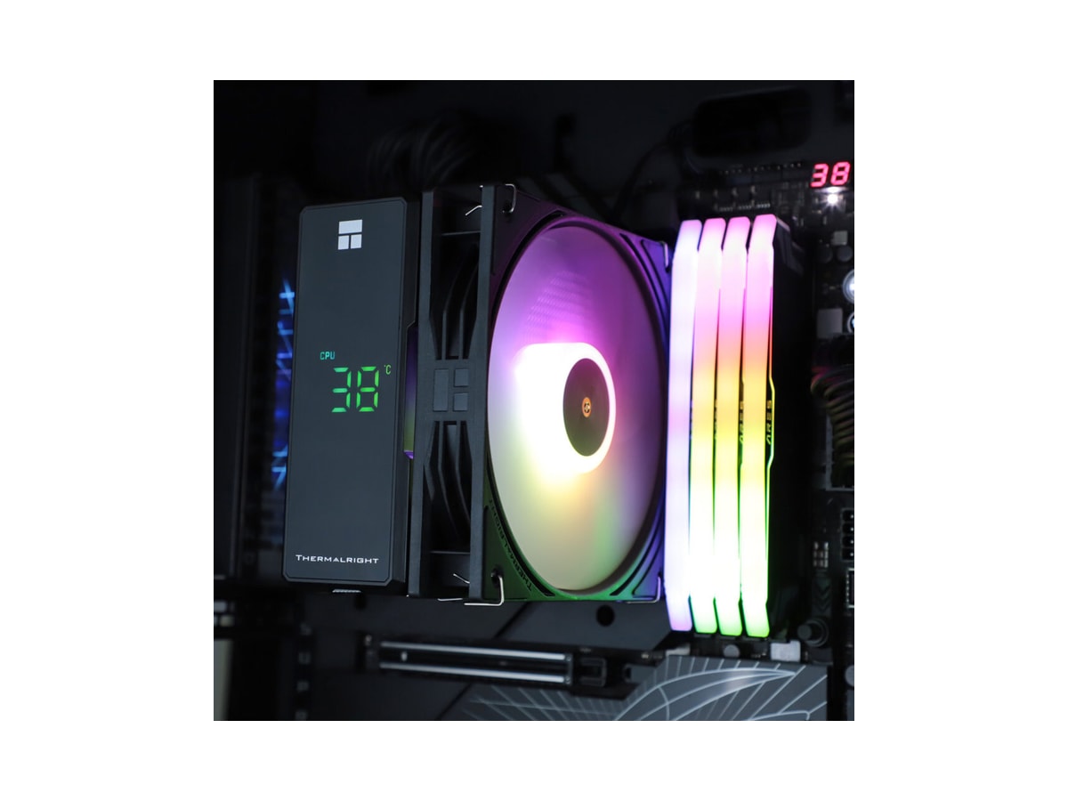 Thermalright Assassin X 120 R Digital ARGB CPU Air Cooler - Black thumbnail 9