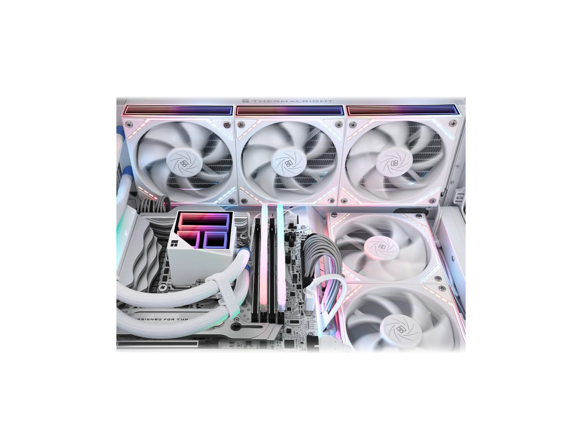 Thermalright Frozen Infinity 360 AIO Liquid CPU Cooler - White TL-M12（OEM Packaging） thumbnail 6