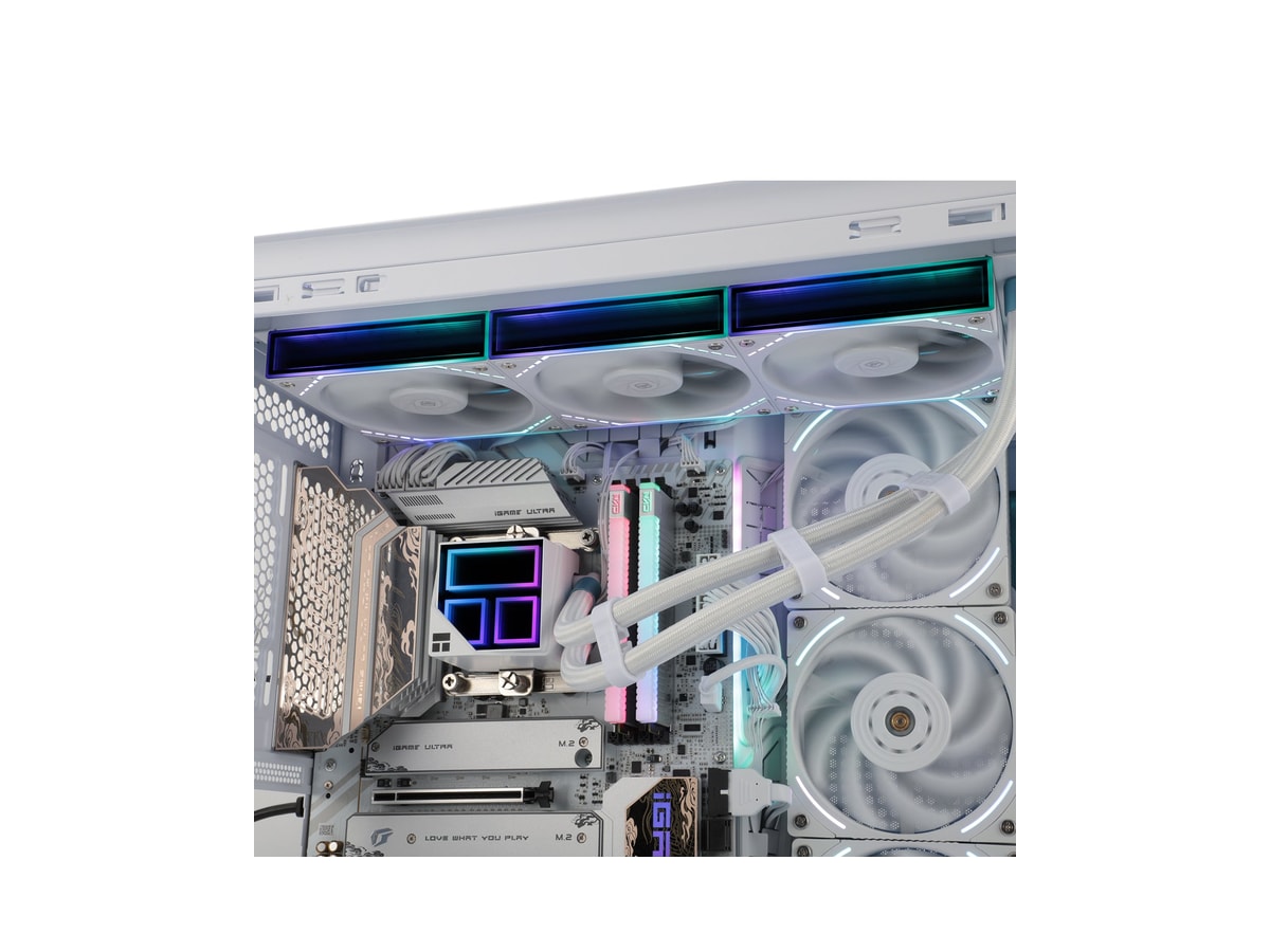 Thermalright Frozen Infinity 360 AIO Liquid CPU Cooler - White TL-M12（OEM Packaging） thumbnail 9