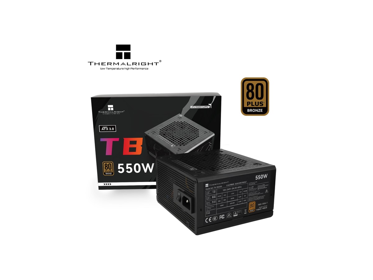 Thermalright 550W 80+ Bronze Certified ATX Power Supply TB550S