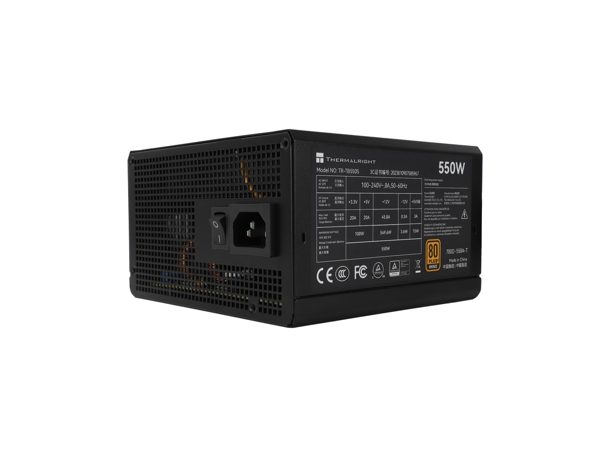 Thermalright 550W 80+ Bronze Certified ATX Power Supply TB550S thumbnail 3