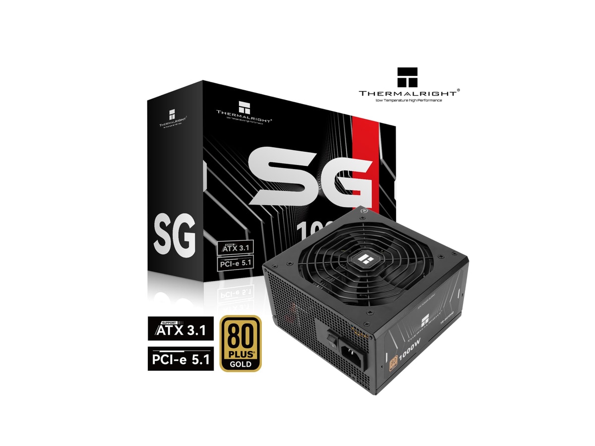 THERMALRIGHT 1000W ATX3.1 80+ GOLD Full-Modular PSU (5YRS) TR-SG1000