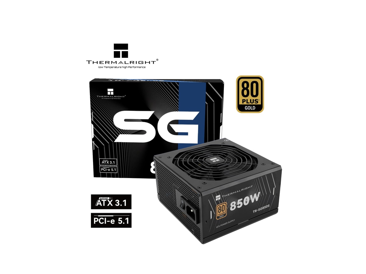 THERMALRIGHT 850W ATX3.1 80+ GOLD PSU (5YRS) TR-SG850S