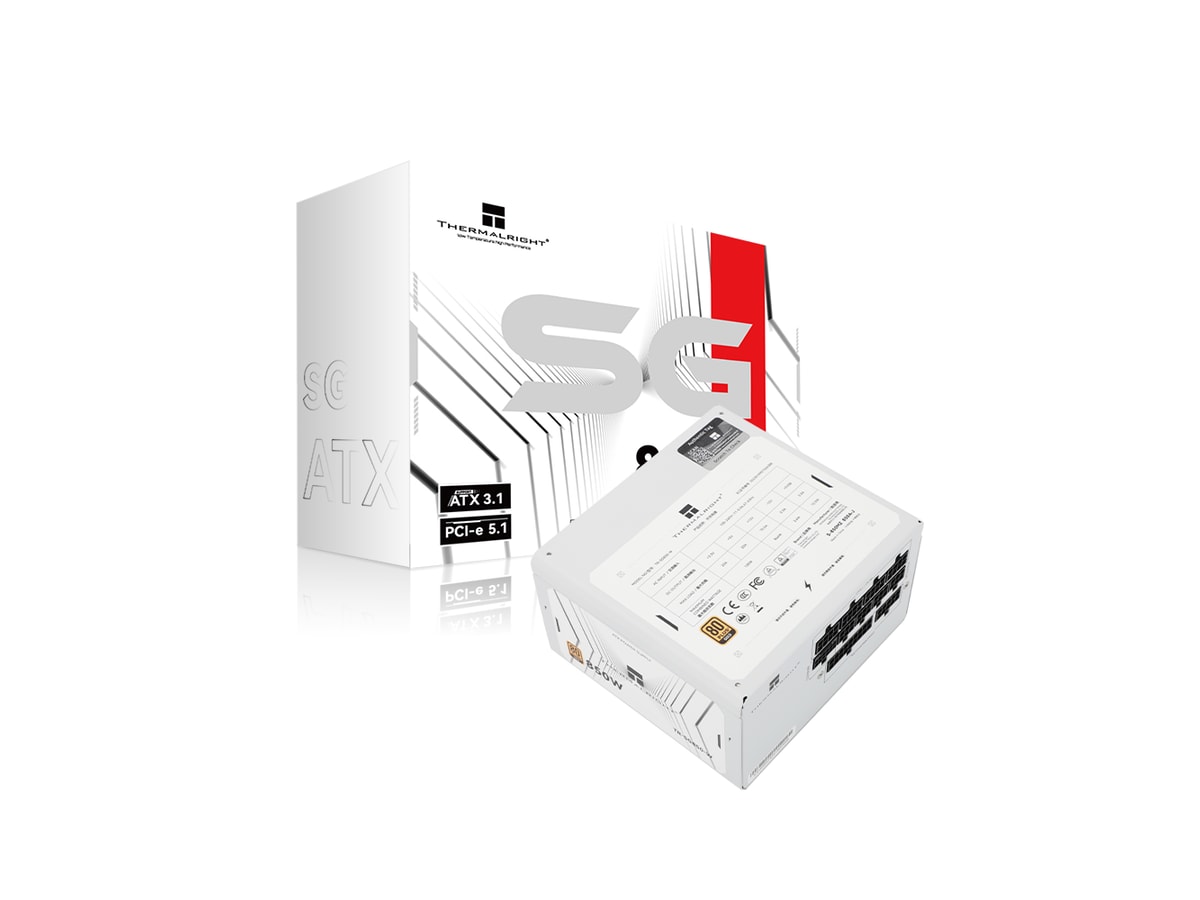 THERMALRIGHT 850W ATX3.1 80+ GOLD Full-Modular White PSU (5YRS) TR-SG850-W thumbnail 6