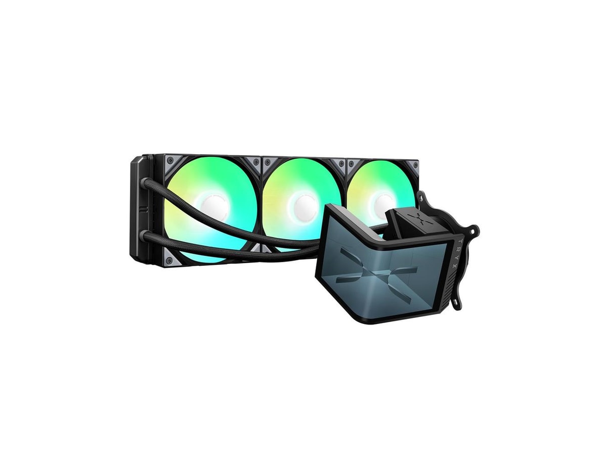 TRYX Panorama SE 360 ARGB Curved AMOLED All-in-one Liquid CPU Cooler - Black