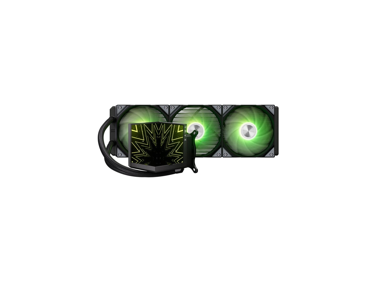 TRYX STAGE 360mm AIO Liquid CPU Cooler – Black