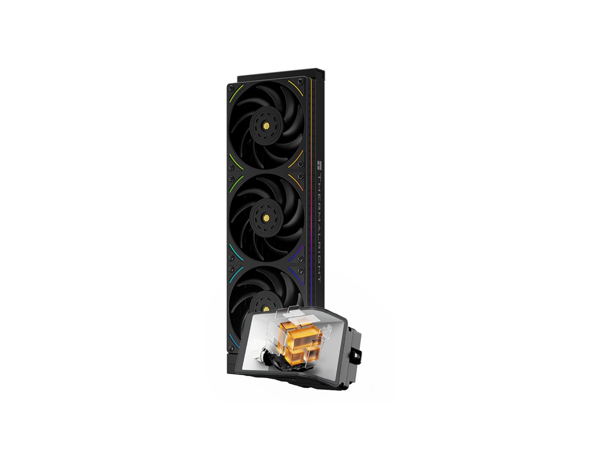Thermalright Wonder Vision 360 UB ARGB AIO Liquid CPU Cooler - Black thumbnail 2