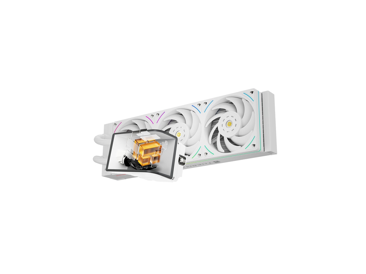 Thermalright Wonder Vision 360 UB ARGB All-In-One Liquid CPU Cooler - White thumbnail 2