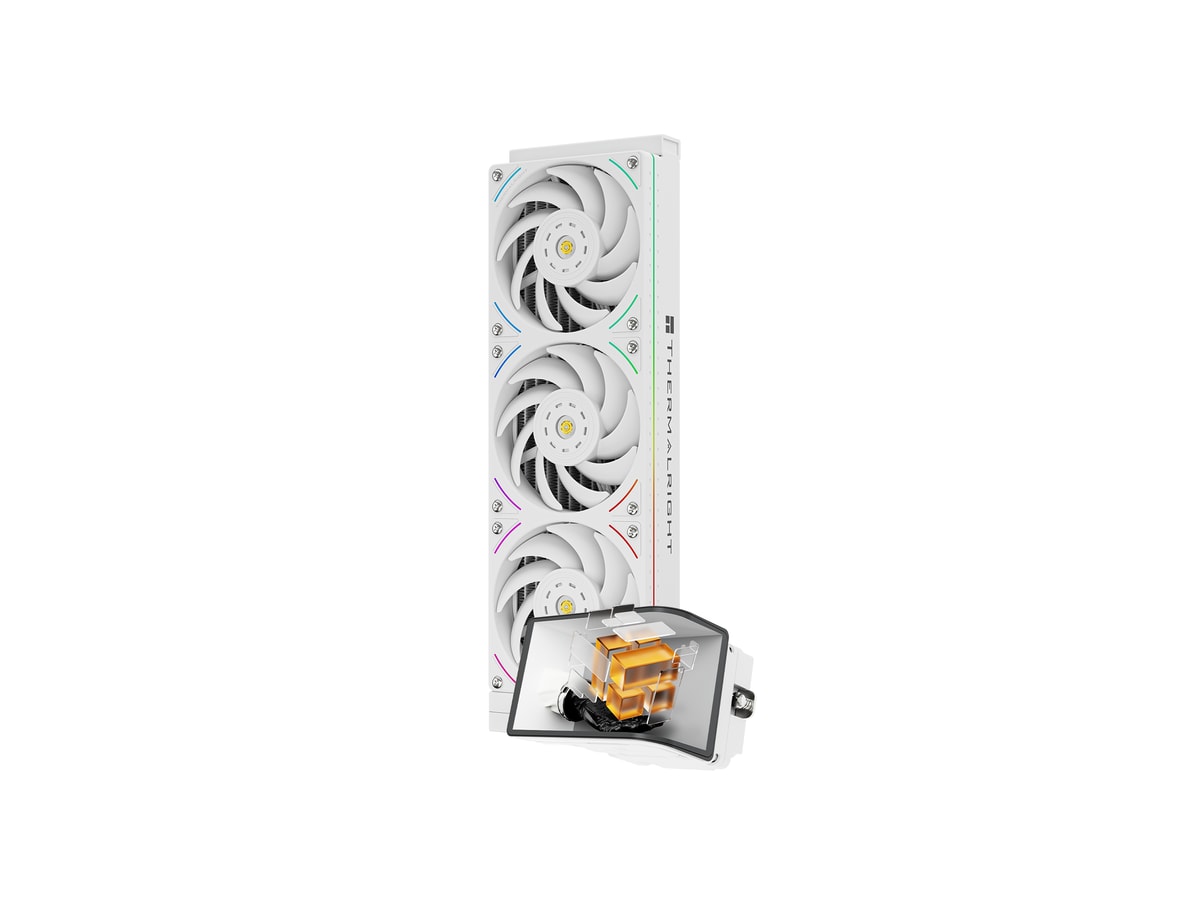 Thermalright Wonder Vision 360 UB ARGB All-In-One Liquid CPU Cooler - White thumbnail 3